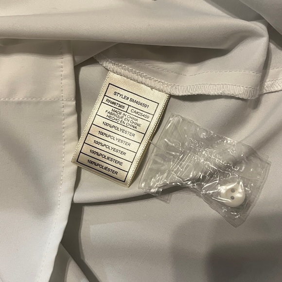 Steve Madden Nadia White Button Down Shirt - Picture 15 of 16